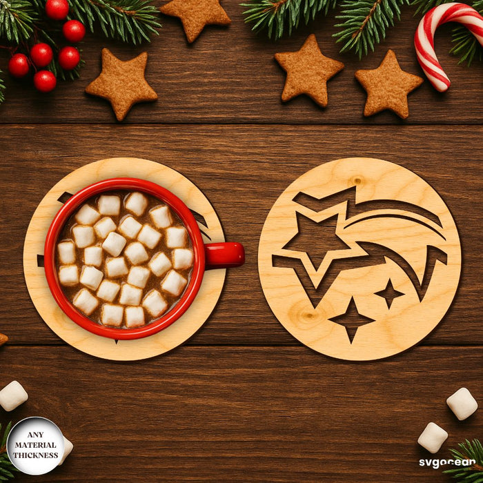 Nativity Coffee Coasters SVG Bundle - Svg Ocean