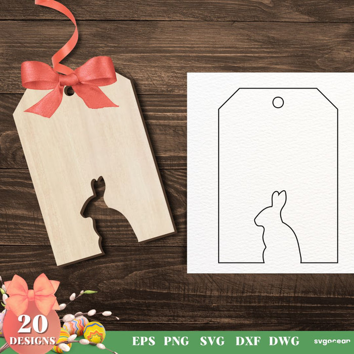 Easter Gift Tags Svg Bundle - Svg Ocean