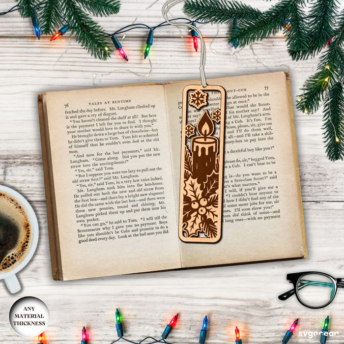 Winter Bookmarks Laser Cut Bundle - Svg Ocean