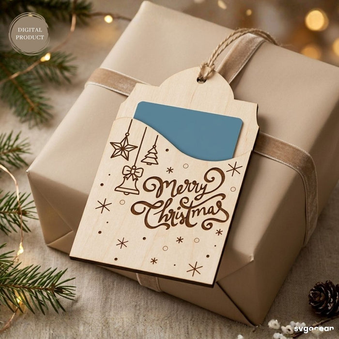 Christmas Gift Card Holders SVG Bundle - Svg Ocean