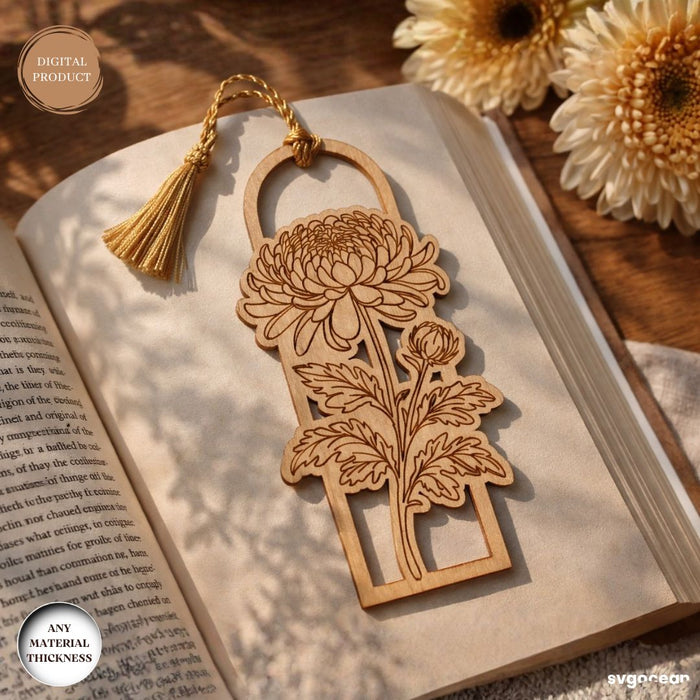 Flowers Bookmark Laser Cut Bundle - Svg Ocean