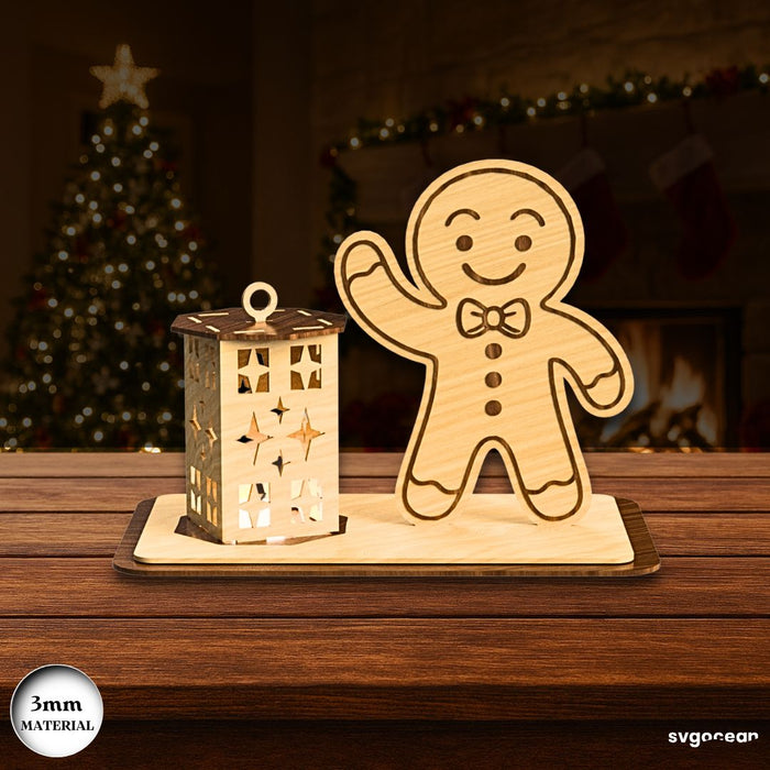 Christmas Stand Candle Holders Bundle - Svg Ocean