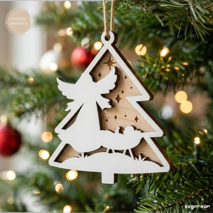 Nativity Scene Ornaments SVG Bundle - Svg Ocean