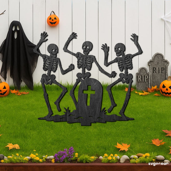 Halloween Garden Stakes Bundle - Svg Ocean