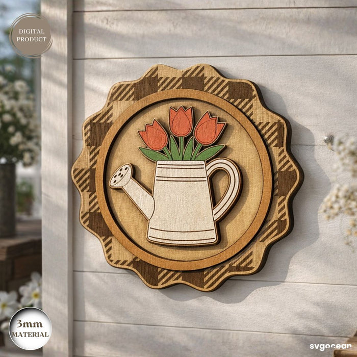 Spring Wall Signs Laser Cut Bundle - Svg Ocean