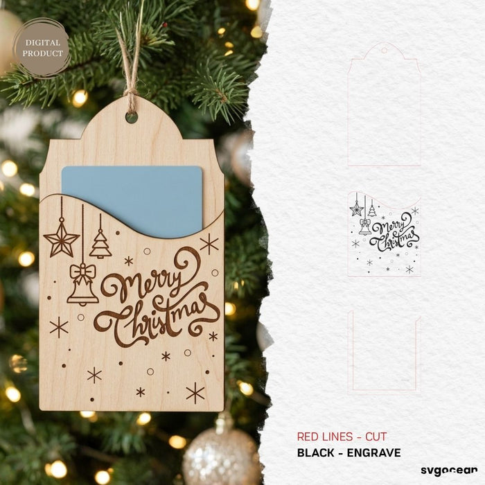 Christmas Gift Card Holders SVG Bundle - Svg Ocean