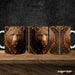 Tooled Leather Bear Mug Sublimation Bundle - svgocean
