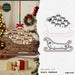 Santa Sleigh Ornaments SVG Bundle - Svg Ocean