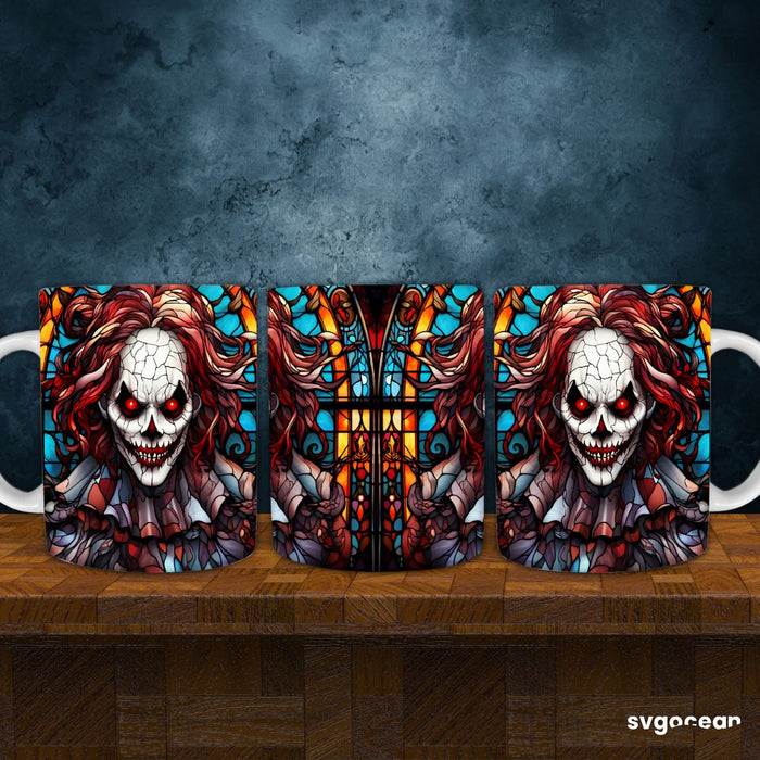 Halloween Monsters Mug Wrap - Svg Ocean