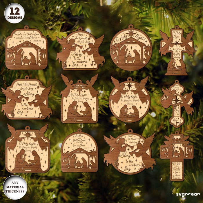 Christmas Decor Laser Cut Megabundle - Svg Ocean