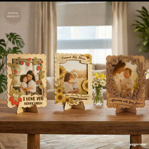Mother's Day Photo Frame SVG Bundle - Svg Ocean