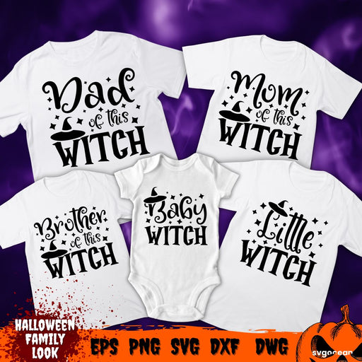 Halloween Witch Family SVG Bundle - Svg Ocean
