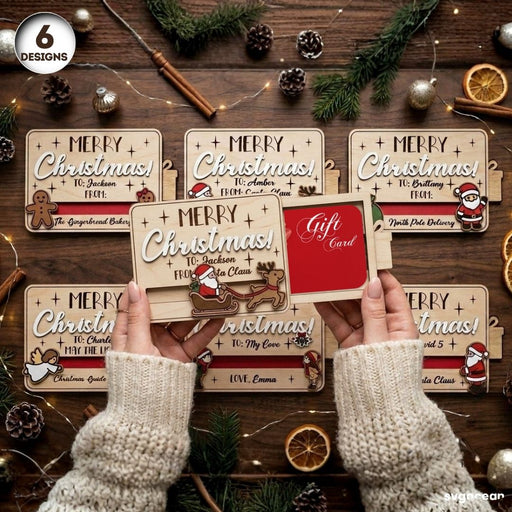Christmas Card Holder SVG Bundle - Svg Ocean