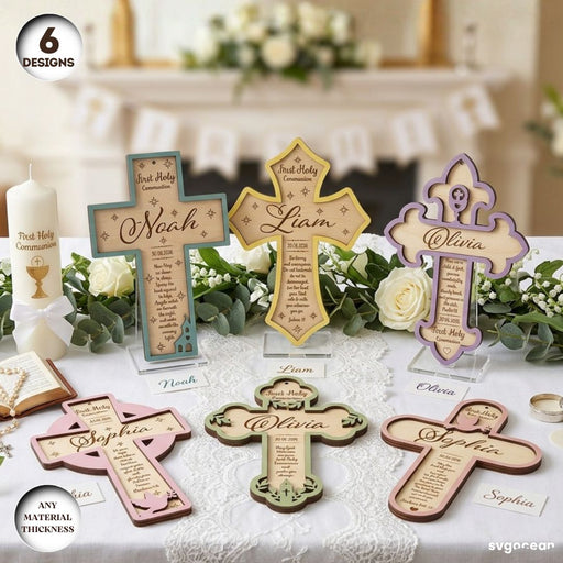 Holy Communion Crosses SVG Bundle - Svg Ocean