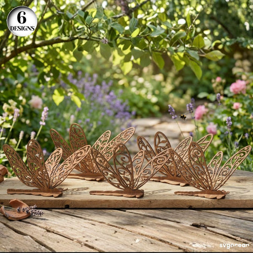 3D Dragonflies Laser Cut Bundle - Svg  Ocean