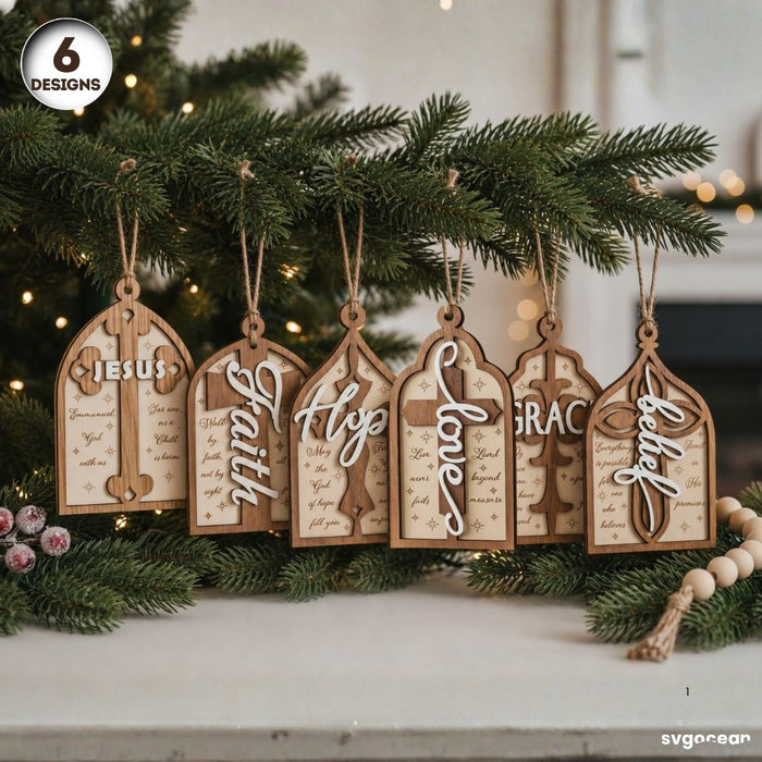 Nativity Ornaments Laser Cut Bundle - Svg Ocean