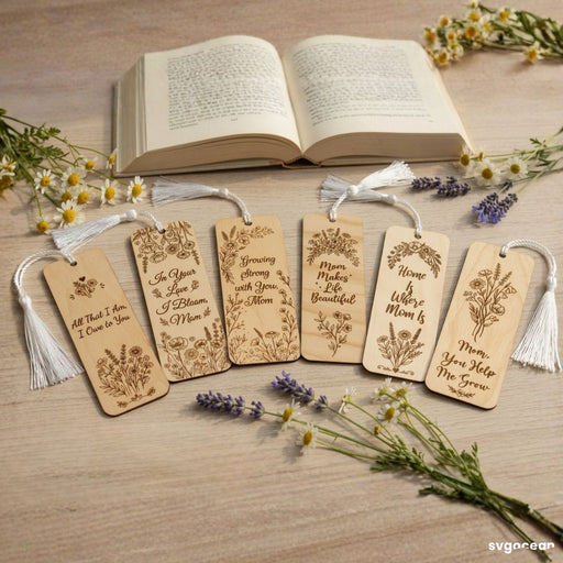 Mother's Day Bookmarks SVG Bundle - Svg Ocean