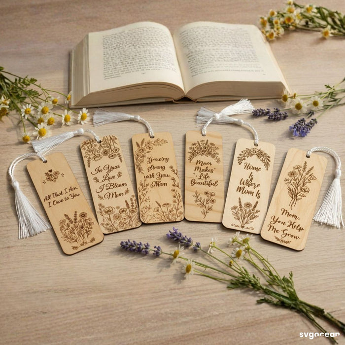Mother's Day Bookmarks SVG Bundle - Svg Ocean