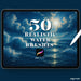 Water Procreate Brushes - Svg Ocean