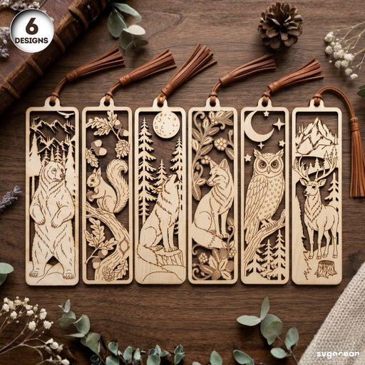 Winter Animals Bookmarks SVG Bundle - Svg Ocean