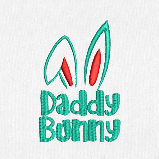 Easter Daddy Bunny for Machine Embroidery - Svg Ocean
