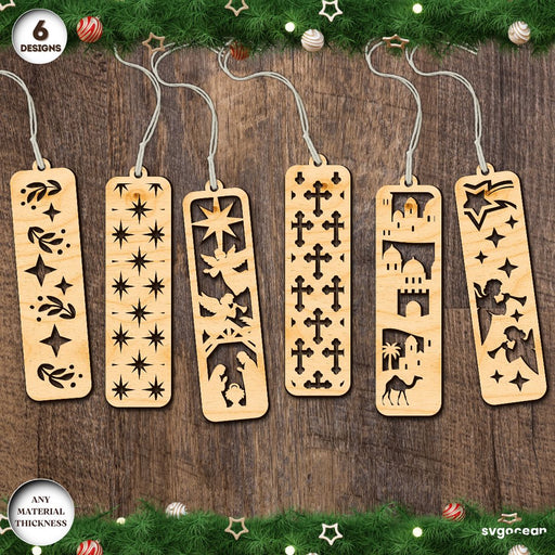 Nativity Bookmarks Laser Cut Bundle - Svg Ocean