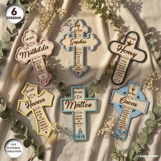 First Communion Crosses SVG Bundle - Svg Ocean