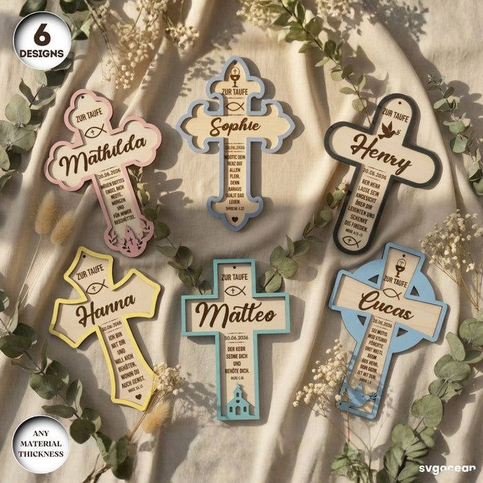 First Communion Crosses SVG Bundle - Svg Ocean