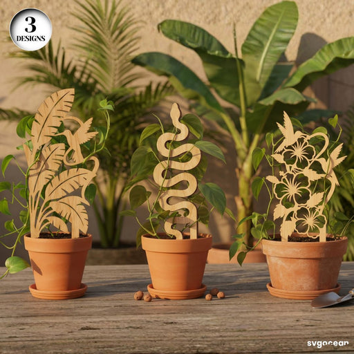 Support Plant Stakes SVG Bundle - Svg Ocean