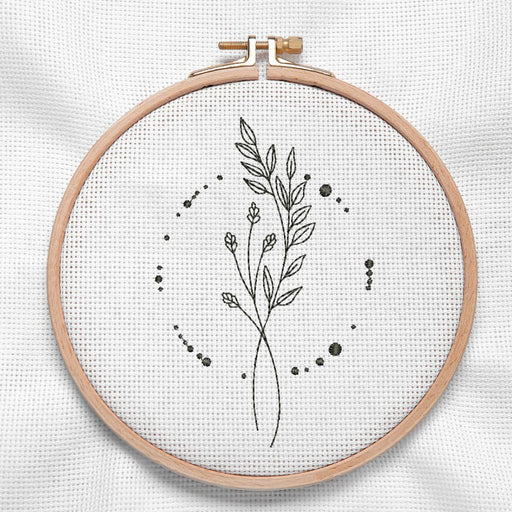 Floral Branch for Machine Embroidery - Svg Ocean