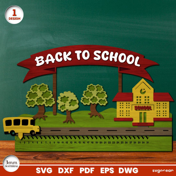 Back To School Countdown - Svg Ocean