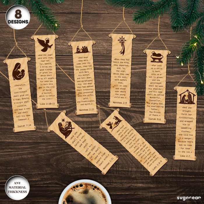 Nativity Bookmarks SVG Bundle - Svg Ocean