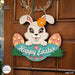 Easter Bunny Door Hanger Laser Cut - Svg Ocean