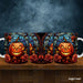 Stained Glass Halloween Mug Wrap - Svg Ocean
