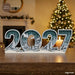 2027 Christmas Table Decor Laser Cut - Svg Ocean