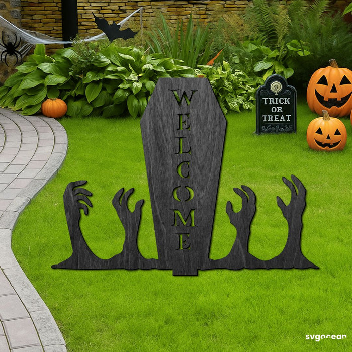 Halloween Garden Stakes Bundle - Svg Ocean