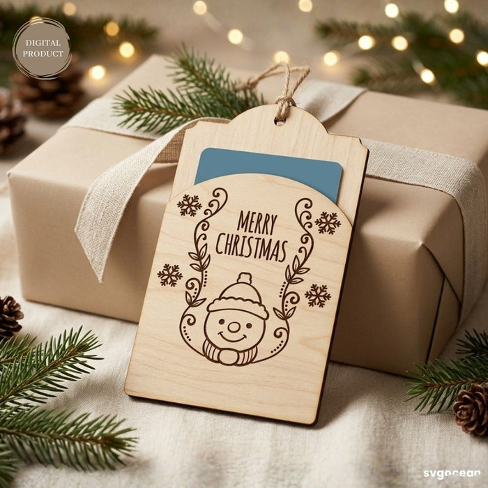 Christmas Gift Card Holders SVG Bundle - Svg Ocean