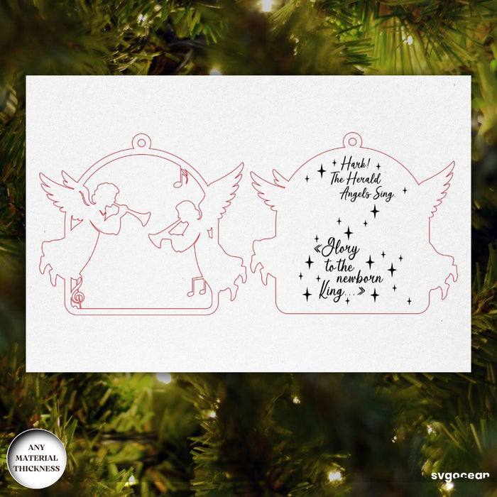 Religious Nativity Ornaments Laser Cut - Svg Ocean