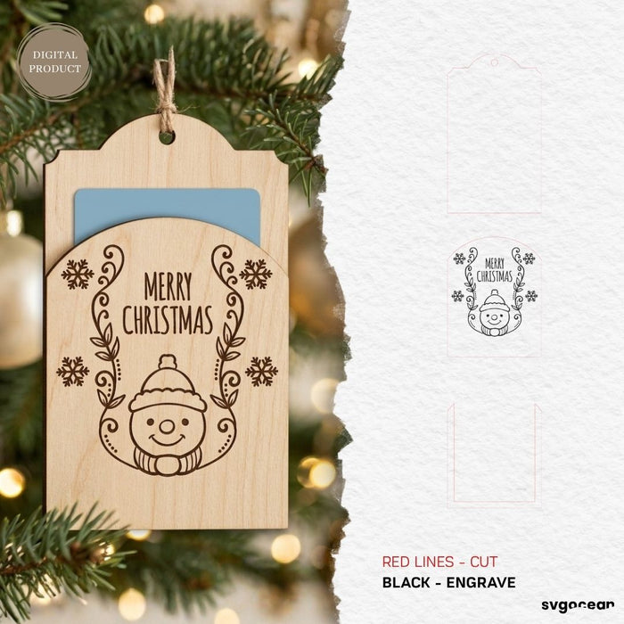 Christmas Gift Card Holders SVG Bundle - Svg Ocean