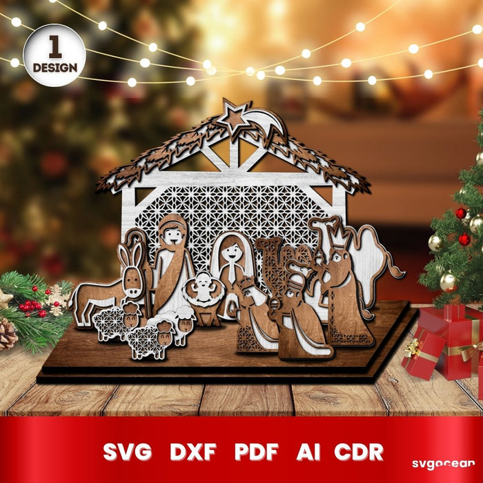 Christmas 2024 Laser Cut Mega Bundle -Svg Ocean