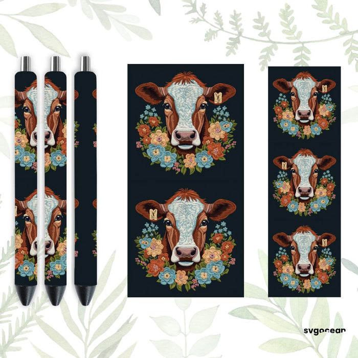 Farm Embroidery Animals Pen Wraps Sublimation Bundle - svgocean