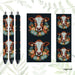 Embroidery Cow Pen Wrap - svgocean