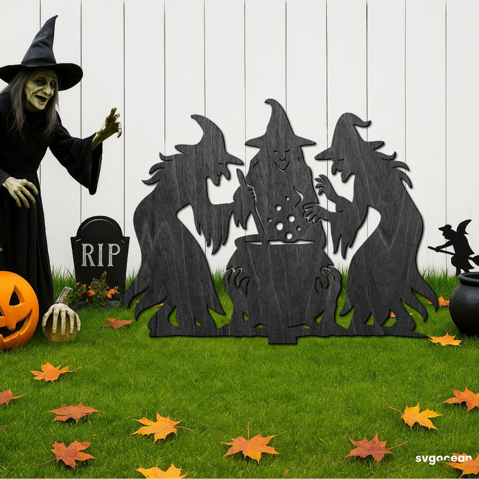 Halloween Garden Stakes Bundle - Svg Ocean