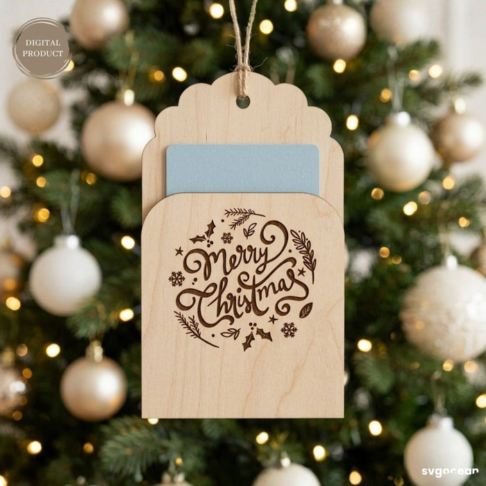 Christmas Gift Card Holders SVG Bundle - Svg Ocean