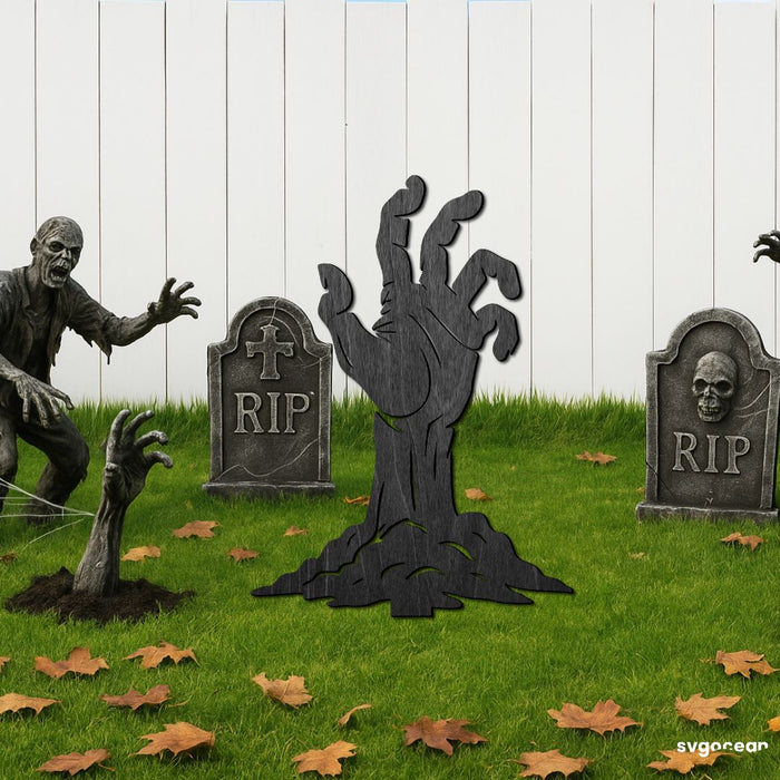 Halloween Garden Stakes Bundle - Svg Ocean