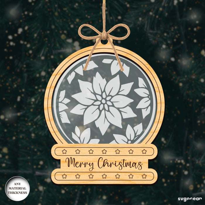 Christmas Snowglobe Ornaments SVG Bundle - Svg Ocean