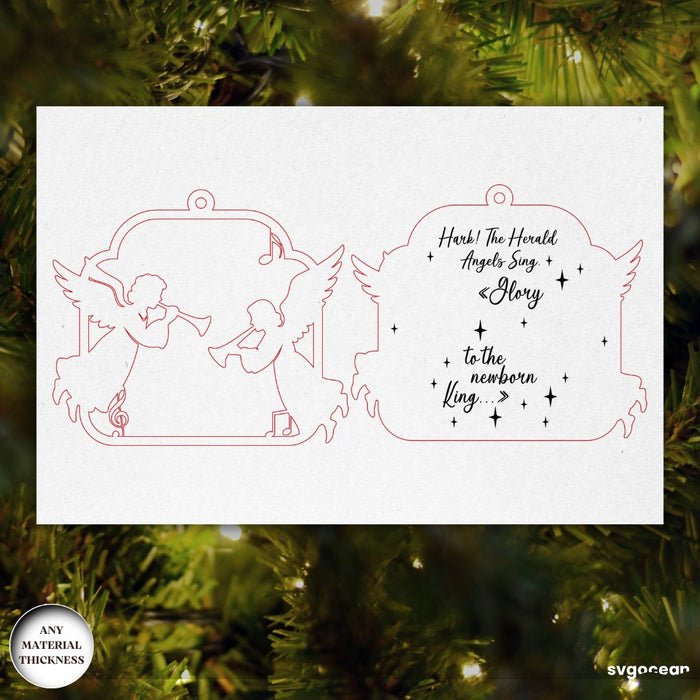 Christmas Nativity Ornaments Laser Cut - Svg Ocean