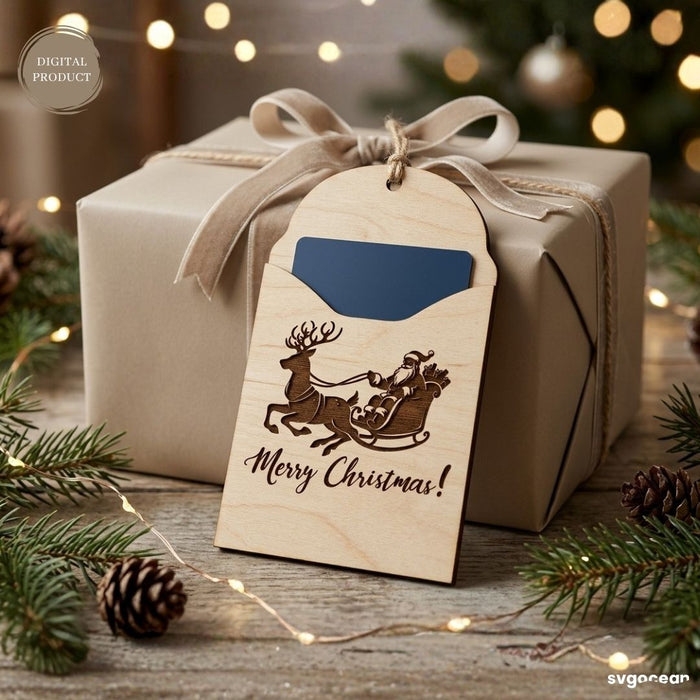 Christmas Gift Card Holders SVG Bundle - Svg Ocean