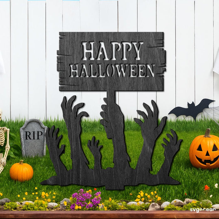 Halloween Garden Stakes Bundle - Svg Ocean