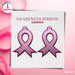 Cancer Awareness Earrings Laser Cut - Svg Ocean